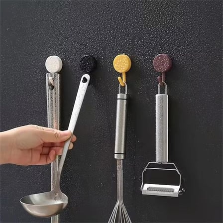 Tedar Kendinden Yapışkanlı Renkli Duvar Askısı (10lu Set) Najmaddin