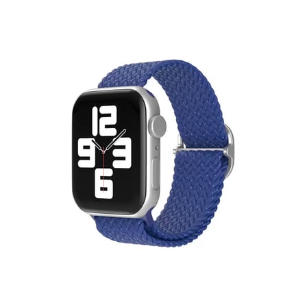 Mark Newface Apple Watch 42mm Star Kordon - Benekli Mavi Najmaddin