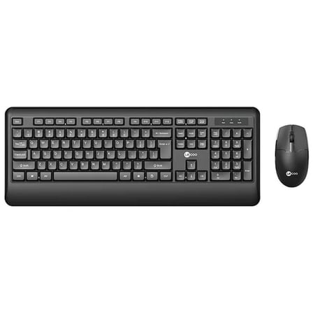 Sh Lenovo Lecoo Kw202 Kablosuz Q Klavye - Mouse Set Siyah Najmaddin
