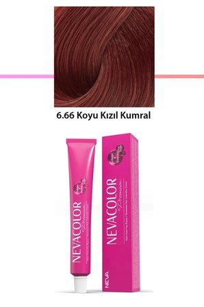 Tedar Premium 6.66 Koyu Kızıl Kumral - Kalıcı Krem Saç Boyası 50 g Tüp Najmaddin