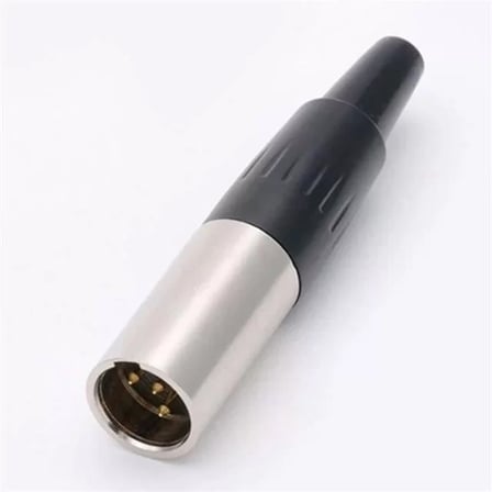 Sh Mini Canon Xlr 3 Pin Erkek Jack Fiş 10x47mm Najmaddin