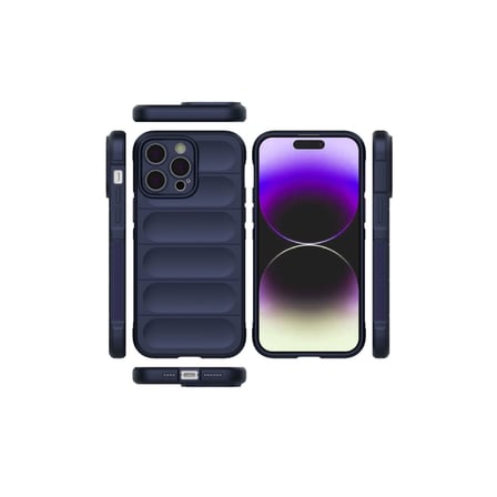 Bez iPhone 16 Pro Max Kılıf Optimum Silikon - Lacivert Najmaddin