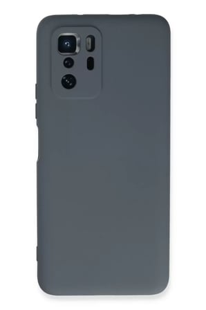 Sh Newface Xiaomi Poco X3 Gt Kılıf Nano İçi Kadife Silikon - Gri Najmaddin