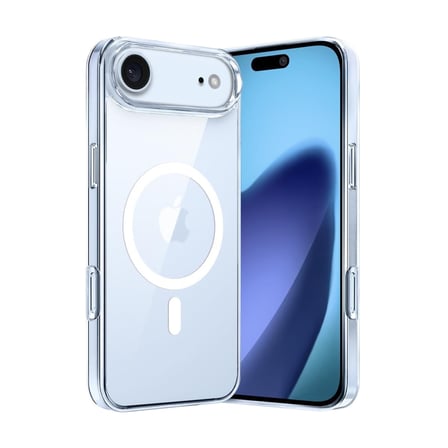Bez iPhone 17 Air Combo Sert Şeffaf Magsafe Kapak - Şeffaf Najmaddin
