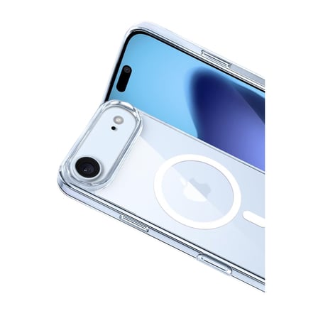 Bez iPhone 17 Air Combo Sert Şeffaf Magsafe Kapak - Şeffaf Najmaddin