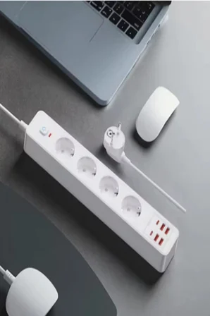Karg Termal Akım Korumalı 4’lü Priz 4x Usb 2x Type-c Çıkışlı Grup Priz Çoğaltıcı (3500w) Najmaddin