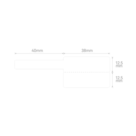 Hepsi NIIMBOT T25 Etiket 38mm x 40mm 100 adet Beyaz  Kablo için (B1B21SB3S)(1923) Najmaddin
