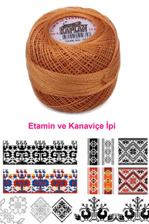 Tedar Kaplan Etamin Ve Kanaviçe İpi 8 No Kod/Renk: 780 - Royaleks Najmaddin