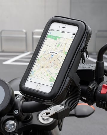 Çe Su Geçirmez Telefon Tutucu Motosiklet Scooter İçin Najmaddin