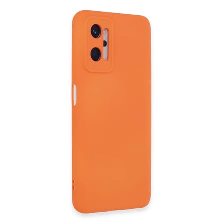 Bez Realme 9i 4G Kılıf Nano içi Kadife Silikon - Turuncu Najmaddin