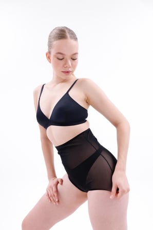 Beru Siyah  2706 Lazer Tül Toparlayıcı Slip Hayalet Külot Korse Najmaddin