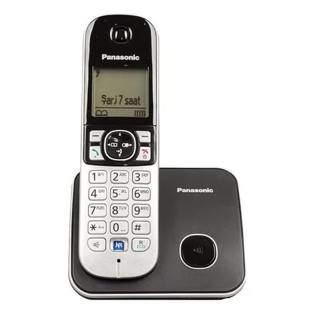 Sh Panasonic Kx-tg6811 Dect Telsiz Telefon Siyah Najmaddin