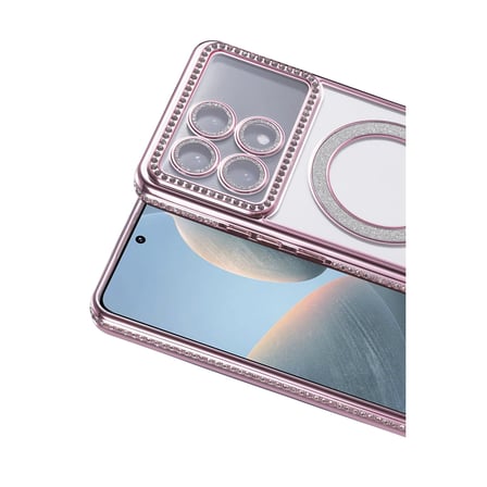 Bez Poco X6 Pro Joke Simli Magneticsafe Kılıf - Pembe Najmaddin