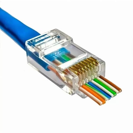 Sh Powermaster Ezrj45 Cat5-cat6 Açık Uçlu Soket 8p-8c (100 Adet) Najmaddin