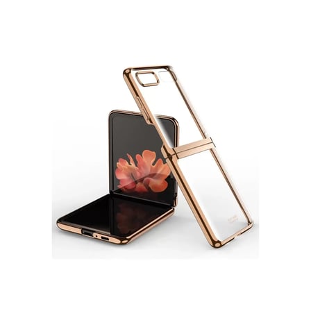 Sh Samsung Galaxy Z Flip 4 Kılıf Fold Element Kapak - Gold Najmaddin