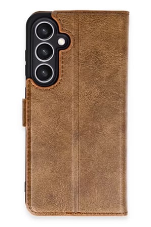 Sh Newface Samsung Uyumlu Galaxy S24 Fe Kılıf Trend S Plus Kapaklı Kılıf - Taba Najmaddin