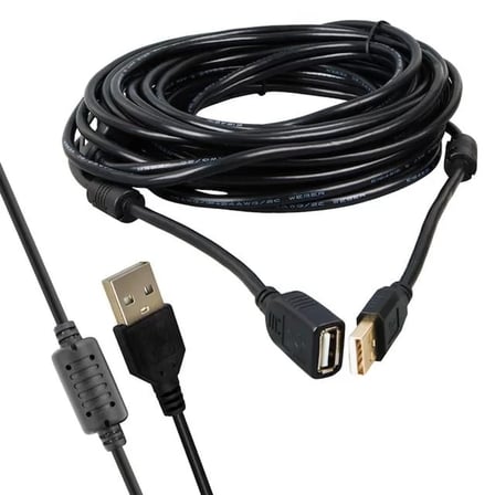 Sh Powermaster Pm-11955 Usb 2.0 Siyah Chipset 10 Metre Usb Uzatma Kablosu Najmaddin