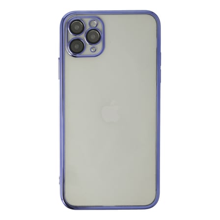 Bez iPhone 11 Pro Kılıf Razer Lensli Silikon - Mor Najmaddin