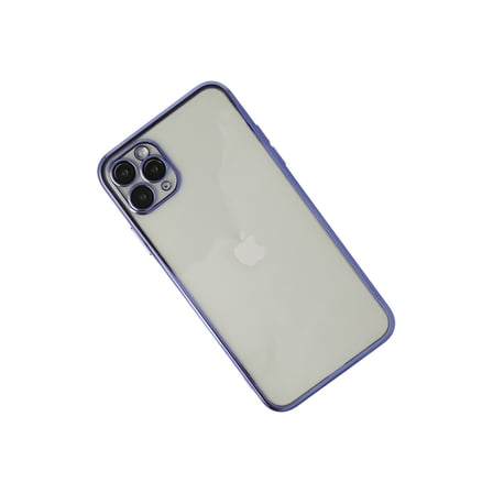 Bez iPhone 11 Pro Kılıf Razer Lensli Silikon - Mor Najmaddin