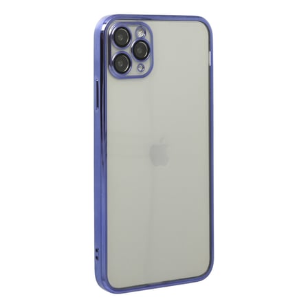 Bez iPhone 11 Pro Kılıf Razer Lensli Silikon - Mor Najmaddin