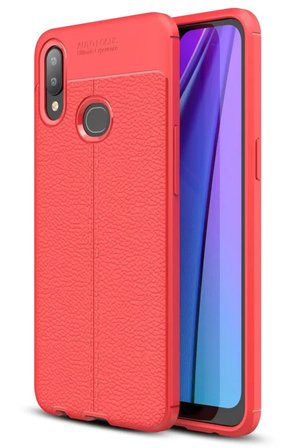 Mey Mey İthalat  Samsung Galaxy A10S Kılıf Auto Focus Kapak - Kırmızı Najmaddin