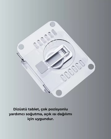 Hepsi Çift Eksenli Ayarlanabilir Tablet Destek Standı Yeni Nesil Najmaddin