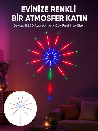 Mey Mey İthalat Uygulama Destekli RGB LED Duvar Aydınlatması Yeni Nesil Najmaddin