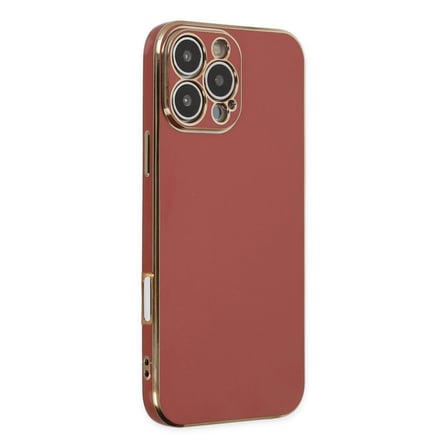 Bez iPhone 16 Pro Max Kılıf Volet Silikon - Kırmızı Najmaddin