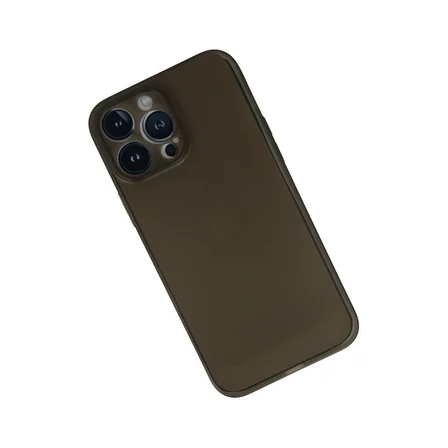 Bez iPhone 13 Pro Max Kılıf PP Ultra İnce Kapak - Gri Najmaddin