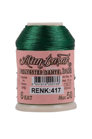 Tedar 3 Adet Altınbaşak Oya ve Dantel İpi 20 gr - Royaleks - No: 417 Najmaddin