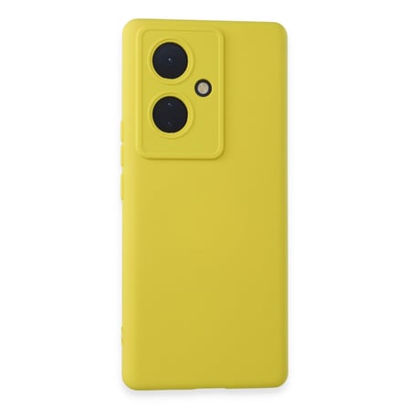 Bez V29 Lite Kılıf Nano içi Kadife Silikon - Sarı Najmaddin
