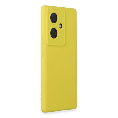Bez V29 Lite Kılıf Nano içi Kadife Silikon - Sarı Najmaddin