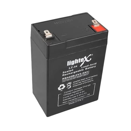 Sh Lightex Lt-44 4volt 4.0amper Kuru Işıldak Aküsü Najmaddin