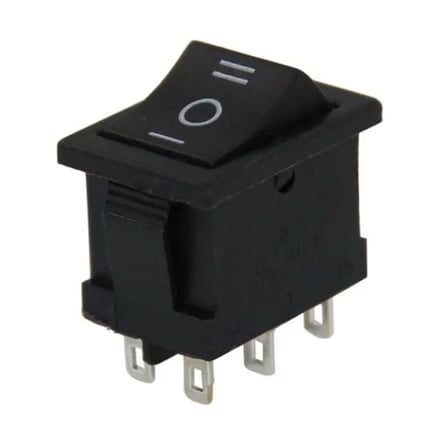Sh Powermaster Mini Işıksız Anahtar 6p On-off-on 6p Ic-123-6 Najmaddin