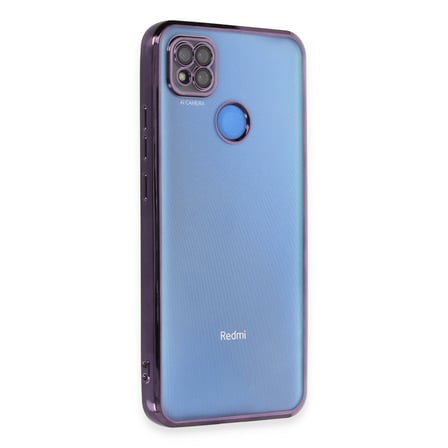 Bez Redmi 9C Kılıf Razer Lensli Silikon - Mor Najmaddin