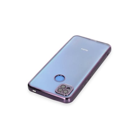 Bez Redmi 9C Kılıf Razer Lensli Silikon - Mor Najmaddin