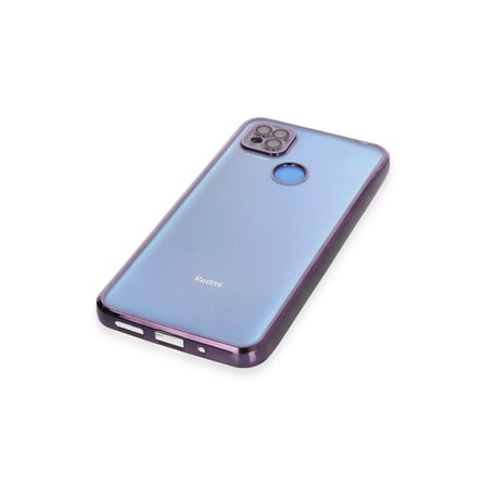 Bez Redmi 9C Kılıf Razer Lensli Silikon - Mor Najmaddin