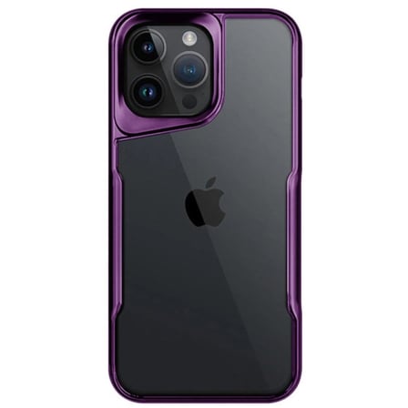 Bez iPhone 14 Pro Max Kılıf Boyi Silikon Kapak - Derin Mor Najmaddin