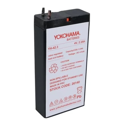 Sh Yokohama Yh-42.3 4 Volt - 2.3 Amper Akü (50x100x22 Mm) Najmaddin