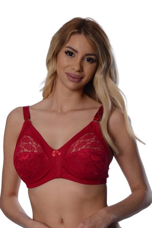 Beru Bordo Dantelli Toparlayıcı Sütyen - 503 Najmaddin