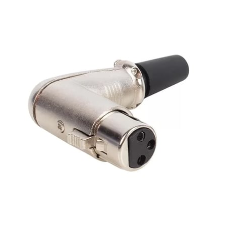 Sh Canon Fiş Dişi 90 Derece L Tip Xlr Jack Fiş Najmaddin