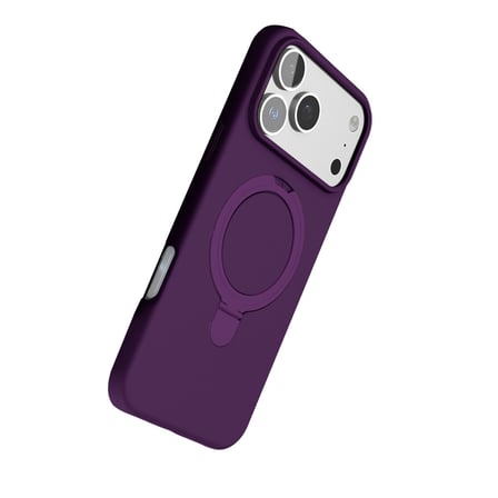 Bez iPhone 17 Pro Regal Magsafe Standlı Kapak - Derin Mor Najmaddin