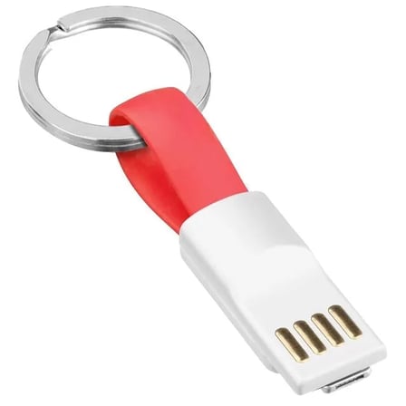 Sh Powermaster 2in1 Anahtarlık Type C / Lightning Mini Anahtarlık Usb Şarj Kablosu Pm-26061 Najmaddin