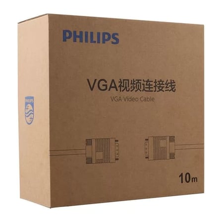 Sh Philips Swv6139h/93 Siyah 3+6 Erkek-erkek 15 Pin 10 Metre Vga Kablo Najmaddin