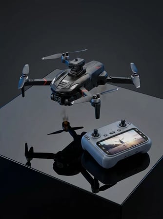 Hepsi Canlı Görüntü Aktarımlı Çift Kameralı Uzaktan Kumandalı Drone Najmaddin