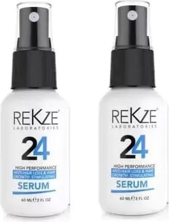 Sh Rekze 24 Saç Kalınlaştırmaya,uzamaya,beslemeye,dökülmeye,kalıp Kellik/alopesi Engel Serum 60 Ml*2 Li Najmaddin