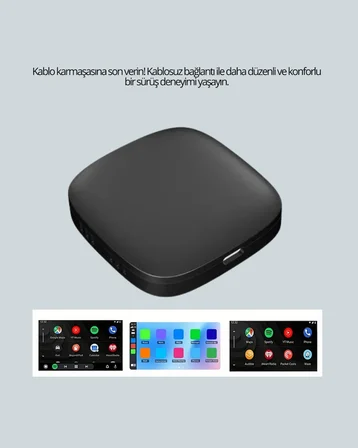 Mey Mey İthalat USB Girişli Tak Çalıştır Kablosuz Android Auto Cihazı Yeni Nesil Najmaddin