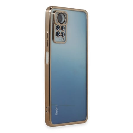 Bez Redmi Note 11 Pro Kılıf Razer Lensli Silikon - Gold Najmaddin