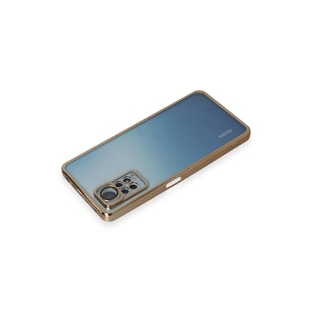 Bez Redmi Note 11 Pro Kılıf Razer Lensli Silikon - Gold Najmaddin