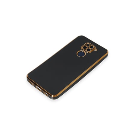 Bez Redmi Note 9 Kılıf Volet Silikon - Siyah Najmaddin
